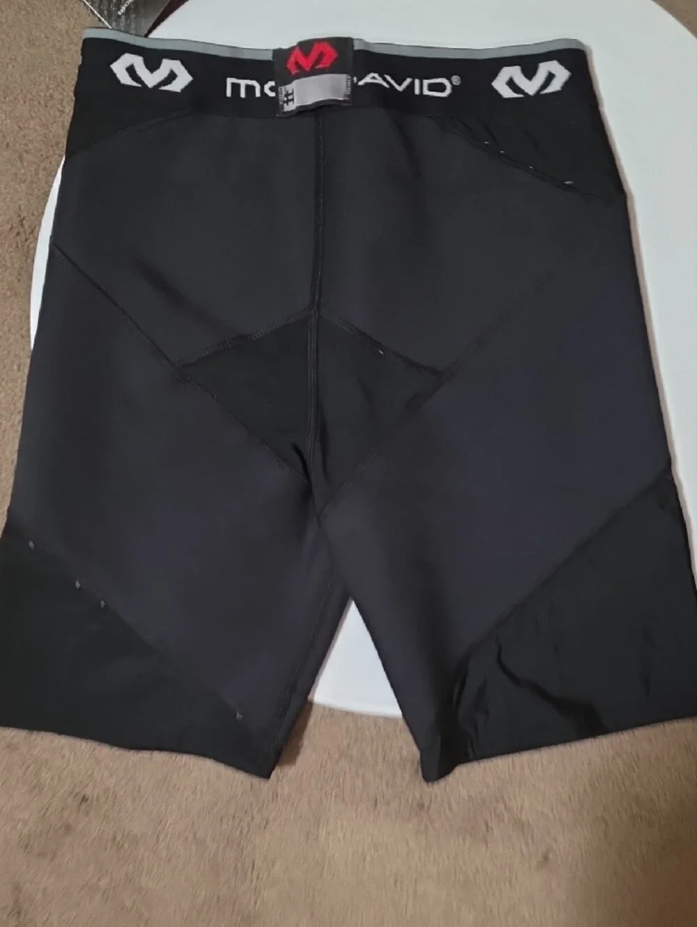 McDavid Men’s Black Athletic Compression Shorts